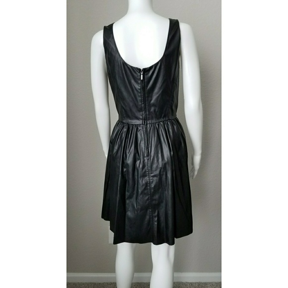 NWT Vakko leather (faux) dress - Picture 3 of 4